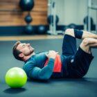 Ab exercises with a ball